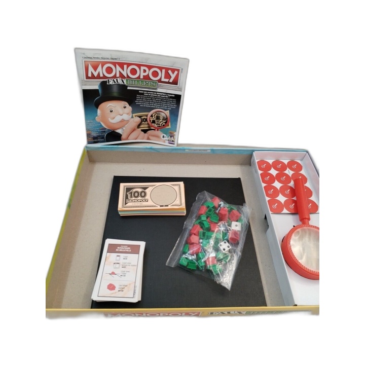 Monopoly Faux Billets - Hasbro Gaming - Jeu Famille 2-6 Joueurs - 8 an