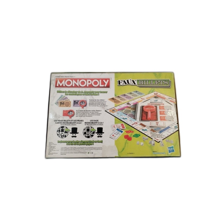 Monopoly Faux Billets - Hasbro Gaming - Jeu Famille 2-6 Joueurs - 8 an