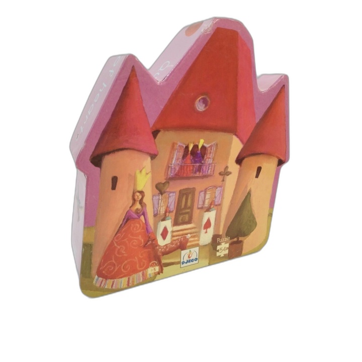 Dame de Cœur Djeco - Puzzle Silhouette 54 pièces - Enfant dès 5 ans -