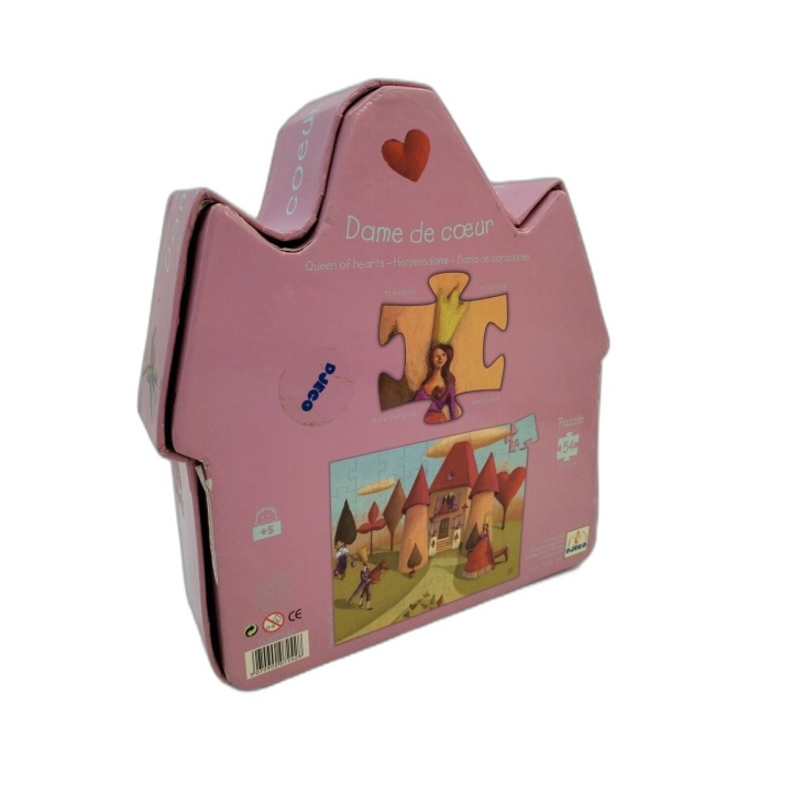 Dame de Cœur Djeco - Puzzle Silhouette 54 pièces - Enfant dès 5 ans -