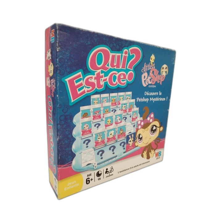 Qui Est-Ce ? Édition Littlest Pet Shop - MB Jeux - Déduction 2 Joueurs