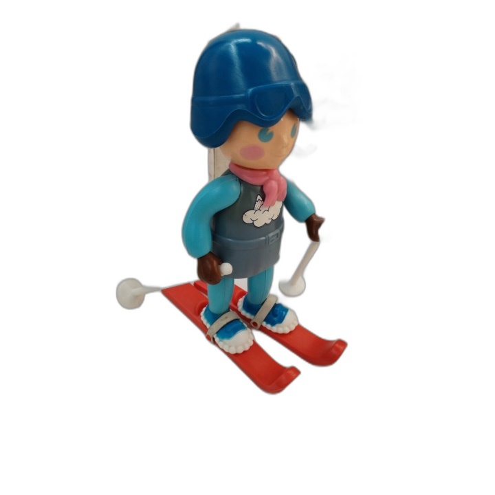 Pitt et Patt à la Neige - Figurines Vintage Années 80 - Ski & Luge - O
