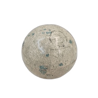 Globe Lunaire Scan Globe Denmark - La Lune Métal - Replogle Vintage Dé