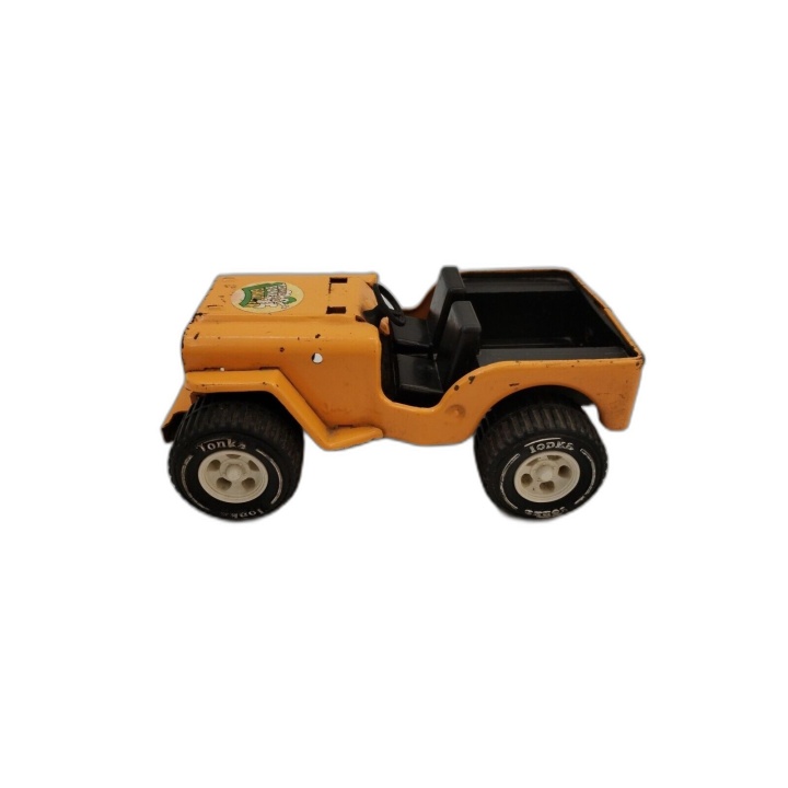 Tonka Bone Bruzzer Jeep Métal Vintage - Voiture Jouet Fer Ancien ~16cm