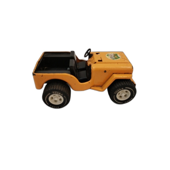 Tonka Bone Bruzzer Jeep Métal Vintage - Voiture Jouet Fer Ancien ~16cm