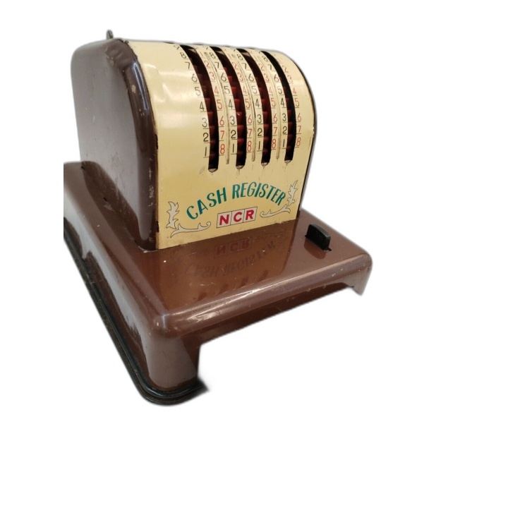 Caisse Enregistreuse Jouet Vintage NCR - Cash Register Métal Japan ATC