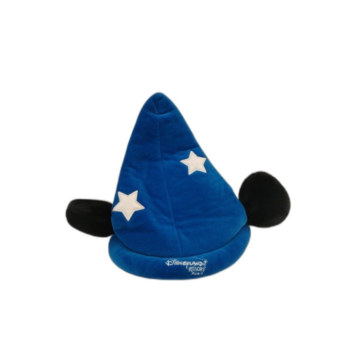 Chapeau Sorcier Mickey Mouse Disneyland Paris - Velours Bleu Étoiles -
