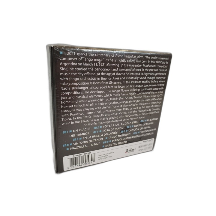 Astor Piazzolla Master of Tango Nuevo - Coffret 10 CD - Milestones of 