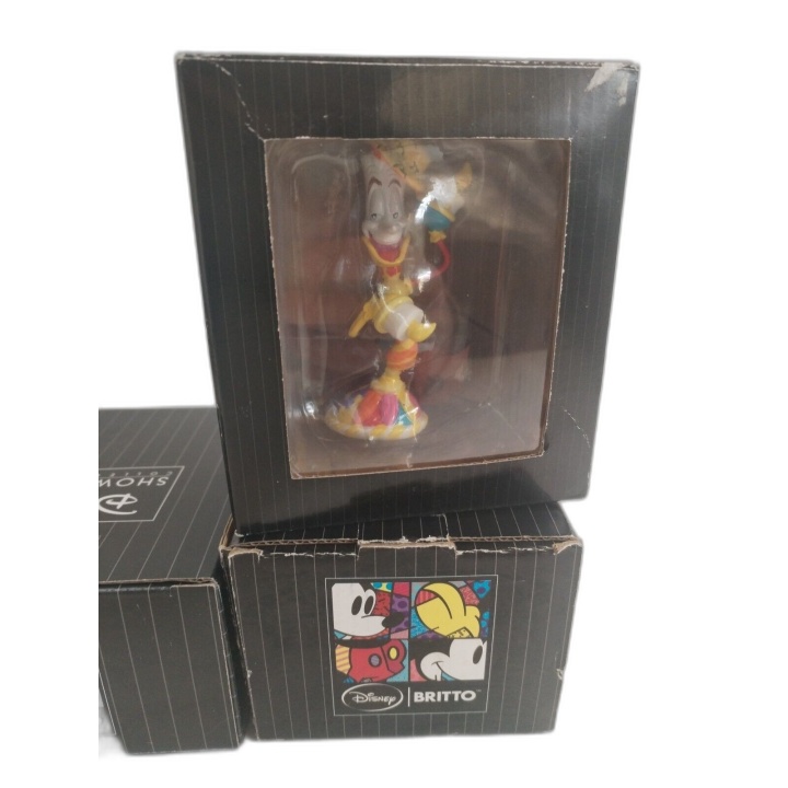 Figurine Disney Britto Lumière Mini - La Belle et la Bête - Statue Col