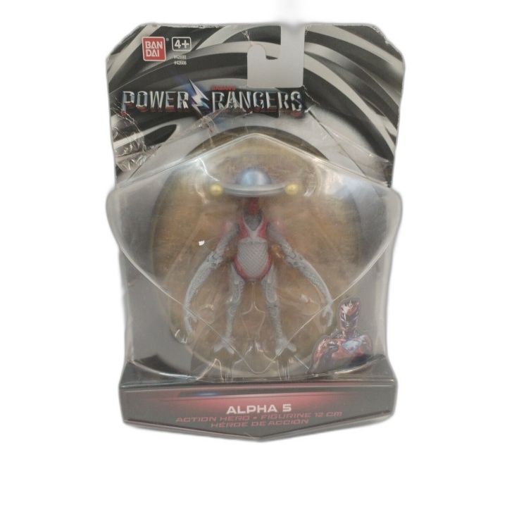 Power Rangers Alpha 5 - Bandai - Figurine Action Hero 12 cm - 4 ans+ -