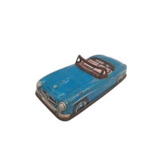 Mercedes 190 SL Joustra Tôle Bleue Années 50/60 - Voiture Jouet Vintag