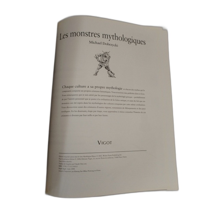 Les Monstres Mythologiques - Dessin Mode d'Emploi - M. Dobrzycki - Vig