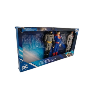 DC Justice League - Lot 3 Figurines Batman Superman Cyborg Spin Master