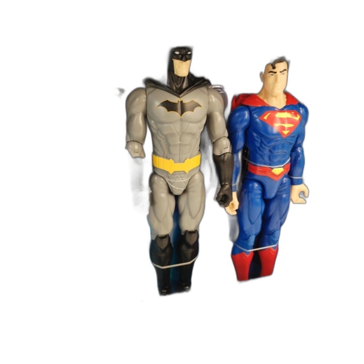 DC Justice League - Lot 3 Figurines Batman Superman Cyborg Spin Master