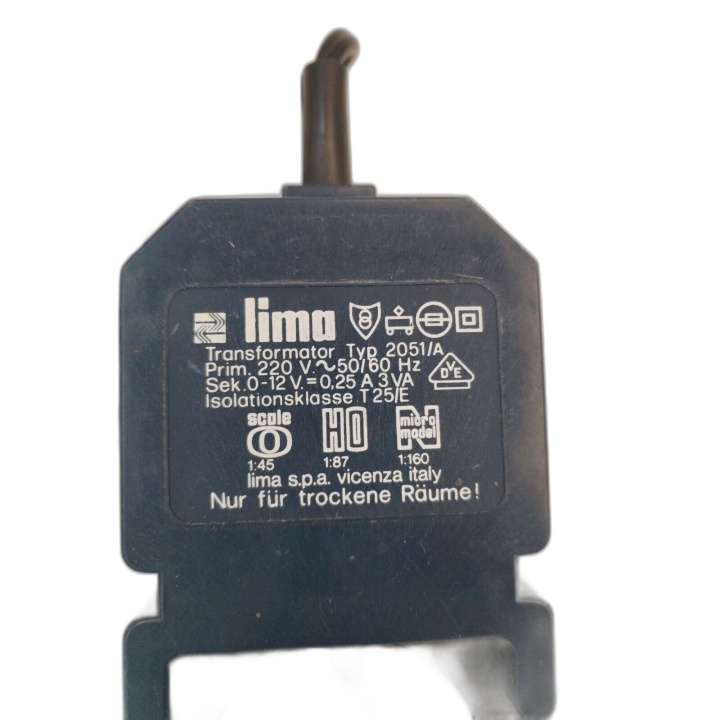 Lima Transformateur Type 2051/A - Alimentation Train Électrique HO N O