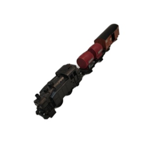 Train Miniature Locomotive + 2 Wagons Marchandises - Modélisme Ferrovi