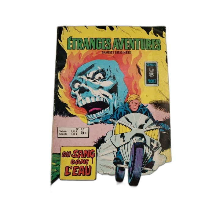Étranges Aventures N°62 Du Sang Dans L'Eau - Comics Pocket BD Vintage