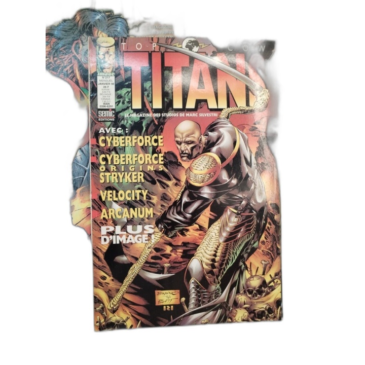 Lot 6 Comics Top Cow Titans Semic - N°216 à 221 - Cyberforce Arcanum V