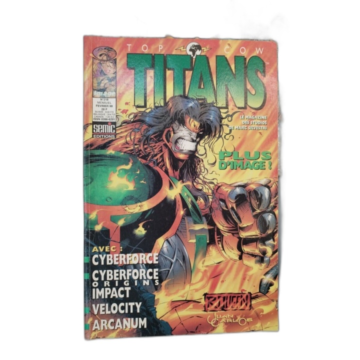 Lot 6 Comics Top Cow Titans Semic - N°216 à 221 - Cyberforce Arcanum V