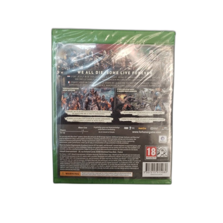 For Honor - Xbox One - Jeu Action Combat Médiéval Ubisoft - Neuf Scell