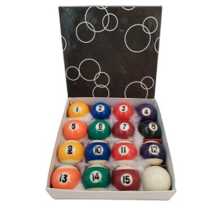 Jeu de Billard - Set 16 Boules de Billard Pool Ø4cm - Occasion Très Bo