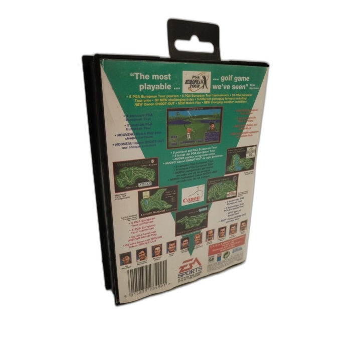 PGA European Tour - Sega Mega Drive - Jeu Golf EA Sports - Occasion