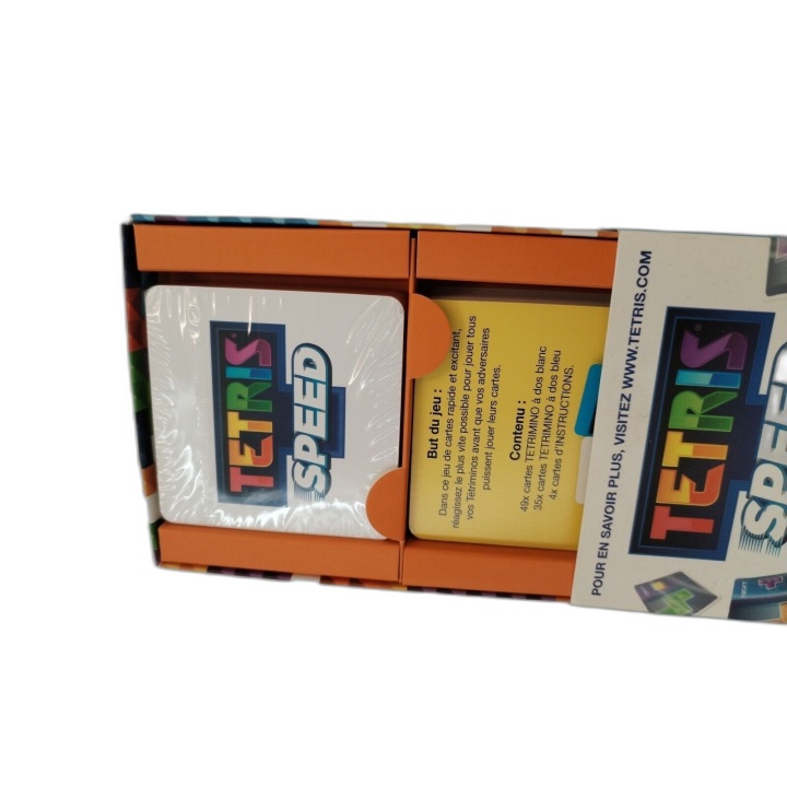 Tetris Speed - Bandai - Jeu de Cartes Rapide 2-8 Joueurs - 6 ans+ - Ne