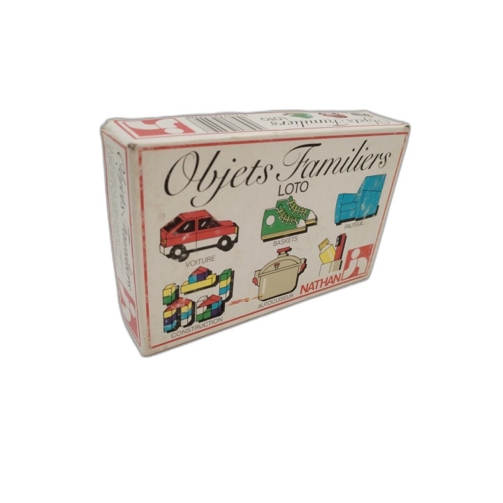 Objets Familiers Loto - Nathan - Jeu éducatif enfant - Reconnaissance 