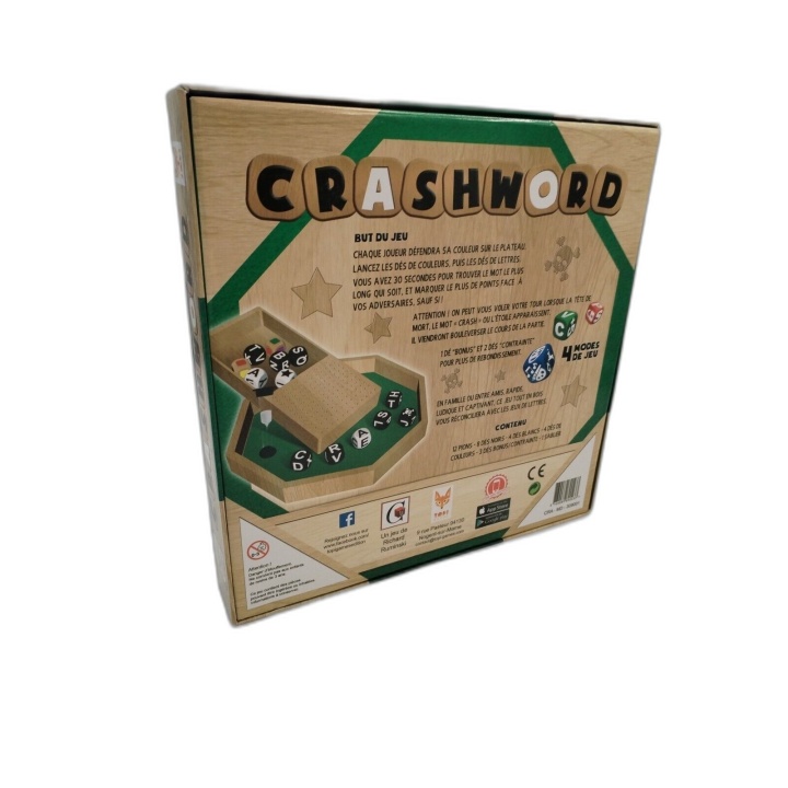 Crashword Édition Famille - Jeu de dés lettres 2-6 joueurs - 7 ans - 4