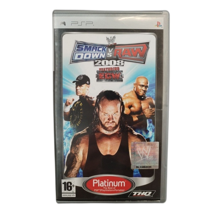 WWE SmackDown vs Raw 2008 Featuring ECW - PSP - Jeu Combat Catch - Occ