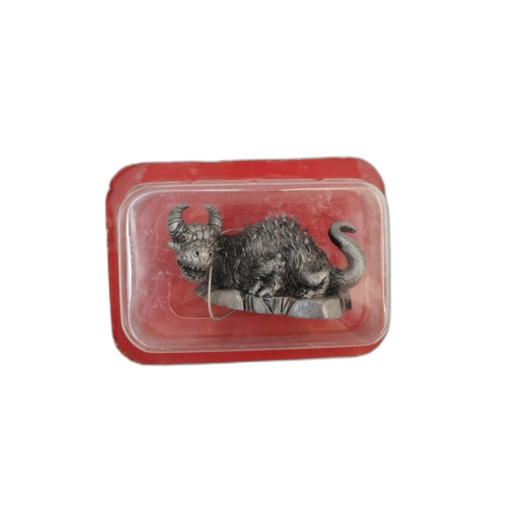 Figurine Métal Monstre Cornu Fantasy - Miniature Plomb Jeu de Rôle War