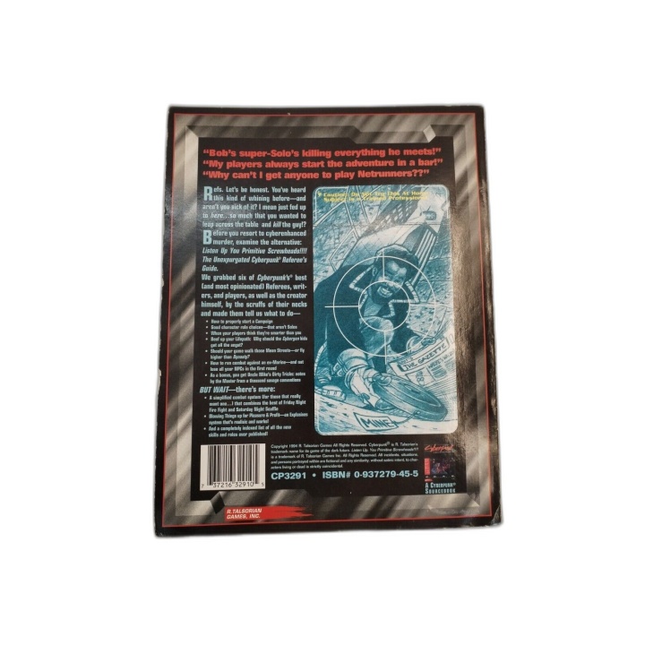 Cyberpunk Listen Up You Primitive Screwheads - Guide Arbitre JDR - R.T