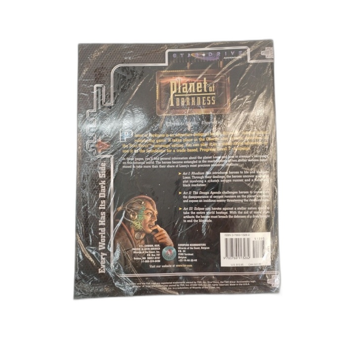 Planet of Darkness - Star Drive Adventure - JDR Science-Fiction TSR -