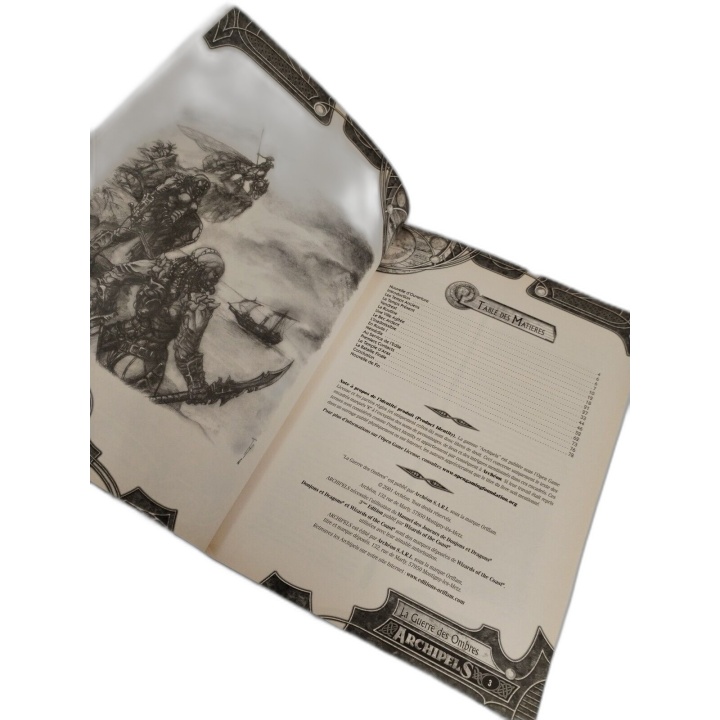 Archipels La Guerre des Ombres - Oriflam - Supplément JDR D20 System -