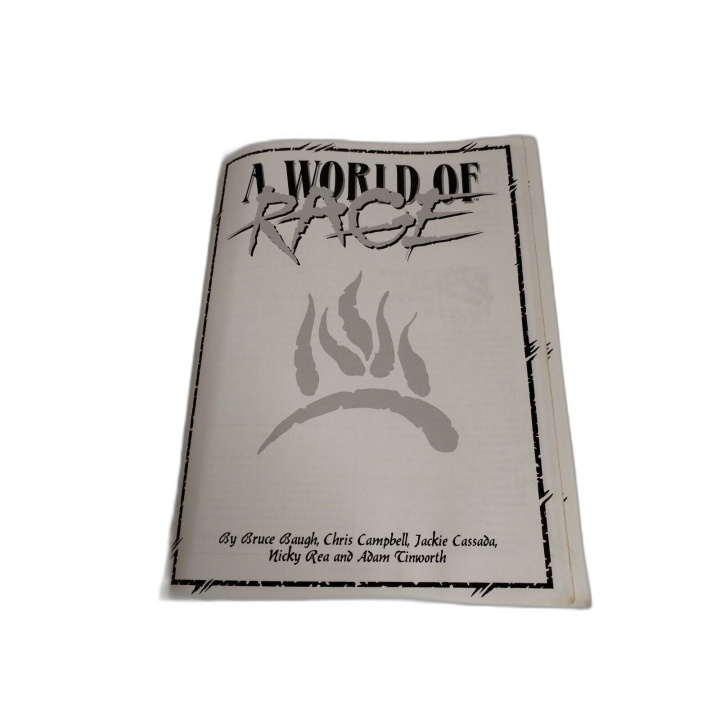 A World of Rage - Sourcebook Werewolf The Apocalypse - White Wolf - JD