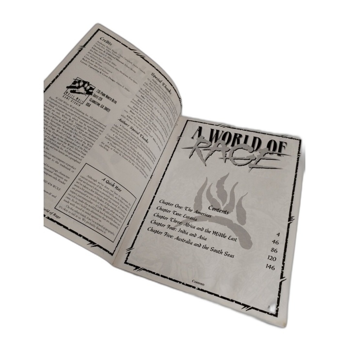 A World of Rage - Sourcebook Werewolf The Apocalypse - White Wolf - JD