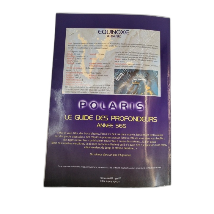 Polaris JDR - Le Guide des Profondeurs Année 566 - Supplément Jeu de R