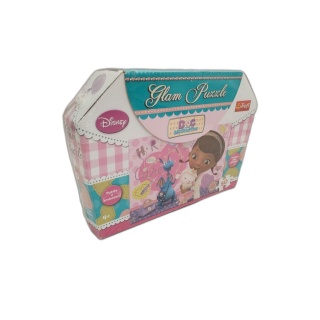Glam Puzzle Doc McStuffins Disney - Trefl 50 pièces Paillettes - Enfan
