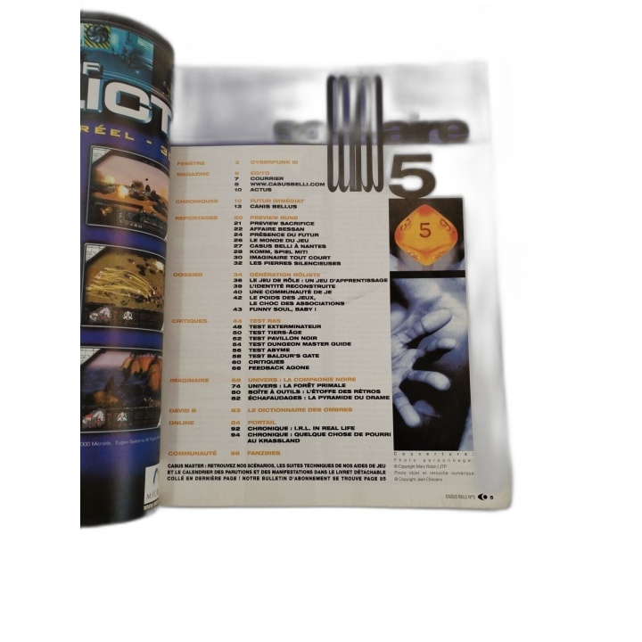 Casus Belli Magazine Jeux de Rôle N°5 - Génération Rôliste - JdR Gratu