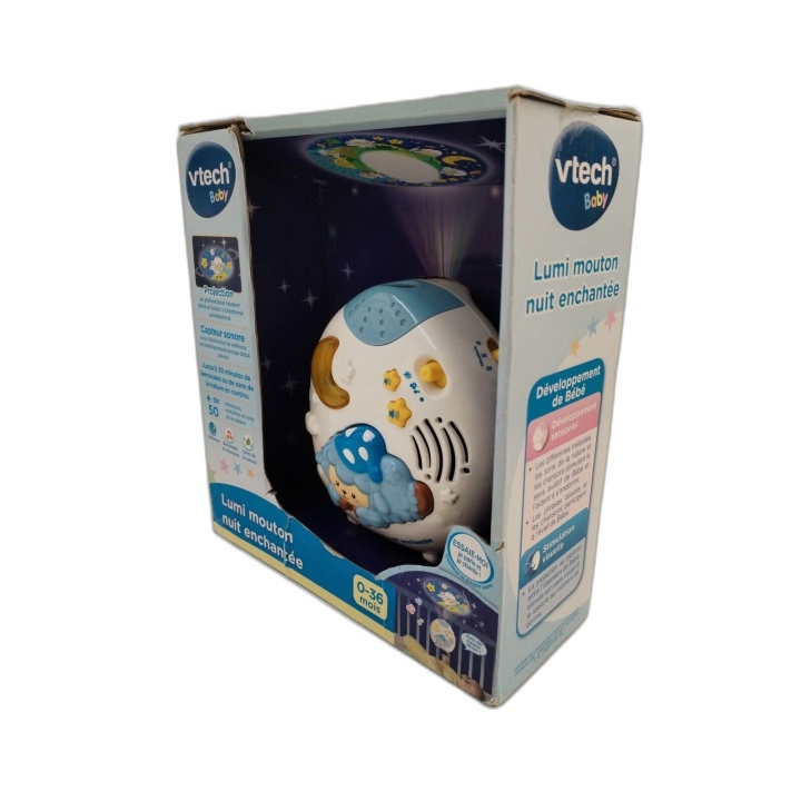 VTech Baby Lumi Mouton Nuit Enchantée Projecteur Veilleuse Musical 0-3