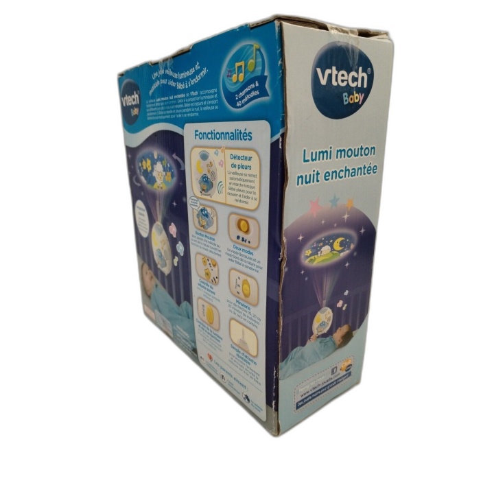 VTech Baby Lumi Mouton Nuit Enchantée Projecteur Veilleuse Musical 0-3