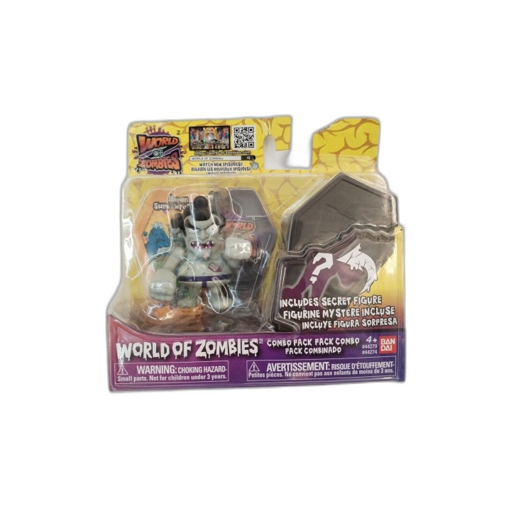 World of Zombies Bandai - Combo Pack Figurines + Figurine Mystère Surp