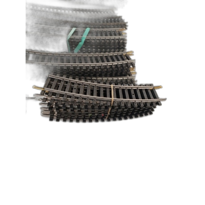 Lot Rails Trains HO Märklin Compatible - Rails Droits Courbes + Câble 