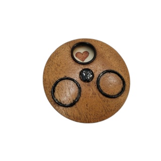 Tour de Magie Anneaux Baguette Bois Artisanale - Accessoire Prestidigi