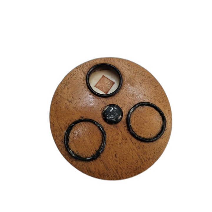 Tour de Magie Anneaux Baguette Bois Artisanale - Accessoire Prestidigi