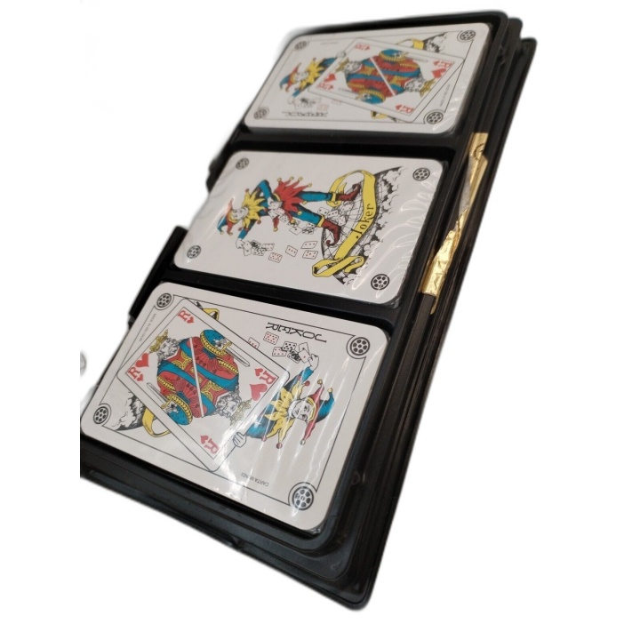 Coffret Jeux de Cartes Rommé Canasta Bridge Skat Doppelkopf - Étui Rig