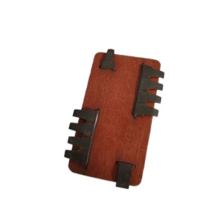 Marqueur Compteur de Points Bridge Whist - Bois & Métal Vintage - Occa
