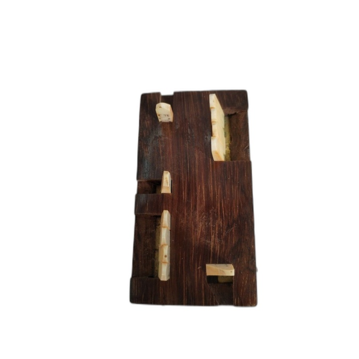 Abaque Boulier Ancien en Bois - Jetons Os Vintage - Compteur Points Je