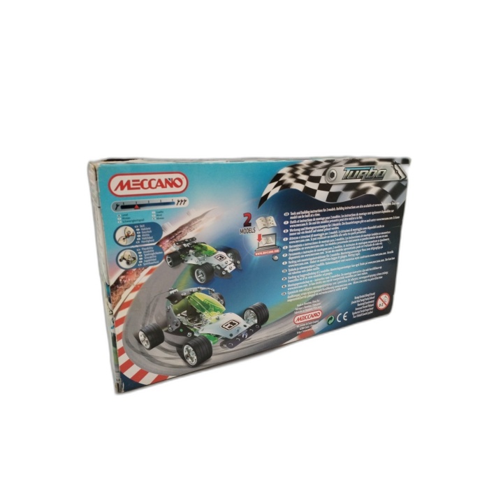 Meccano Turbo - Voiture Course à Construire 2 Modèles 90+ Pièces - 7-1