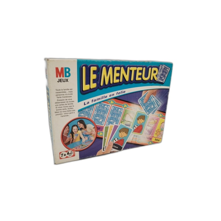 Le Menteur - MB Jeux - Jeu de Cartes Bluff Famille 2-6 Joueurs - Dès 7